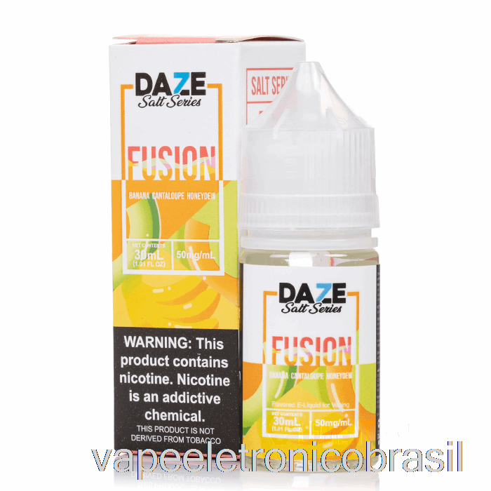 Vape Vaporesso Banana Melão Melada - 7 Daze Fusion Salt - 30ml 50mg